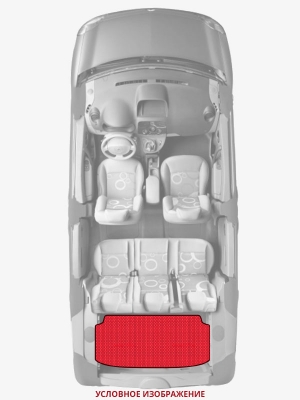 ЭВА коврики «Queen Lux» багажник для Renault Fluence